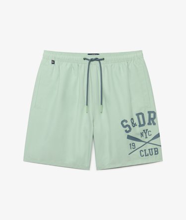 Printed Logo 16-Inch Swim Shorts Image 9