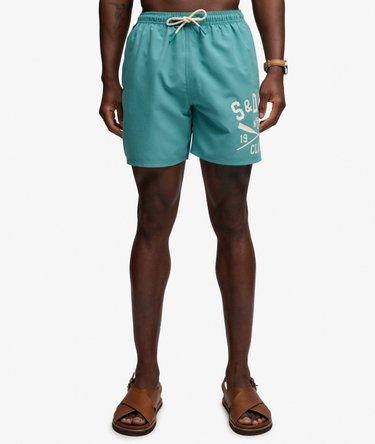 Printed Logo 16-Inch Swim Shorts Image 3