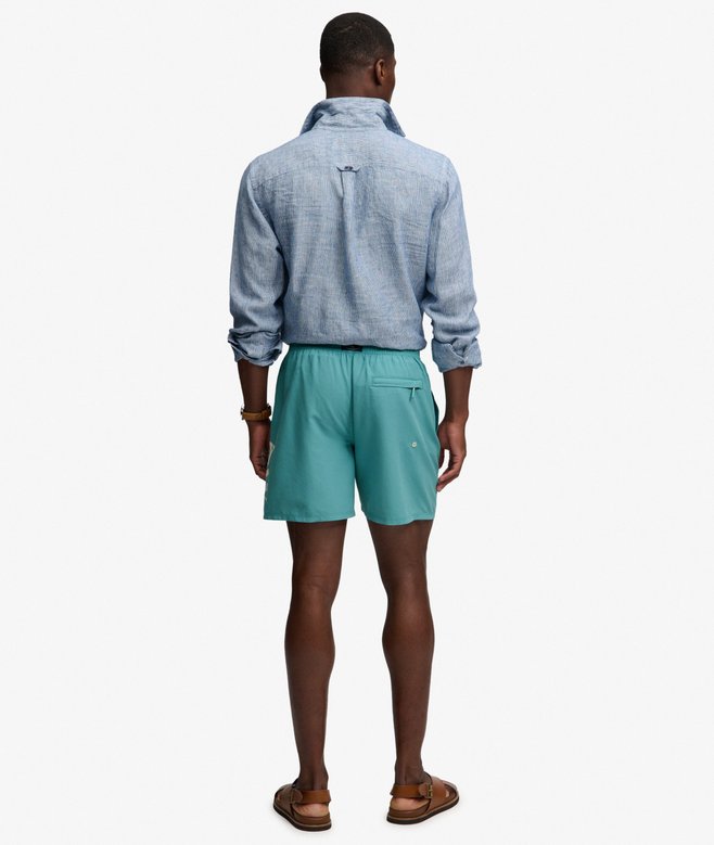 Printed Logo 16-Inch Swim Shorts More Colours Available Price £24.49 Price reduced from £34.99 to You Save 30%