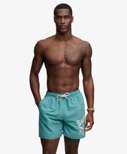 Printed Logo 16-Inch Swim Shorts