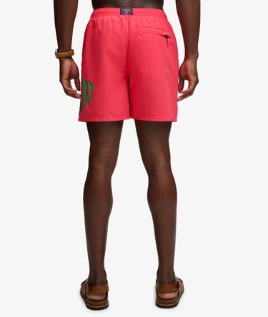 Printed Logo 16-Inch Swim Shorts Image 4