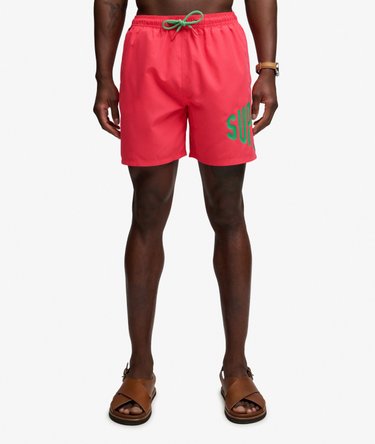 Printed Logo 16-Inch Swim Shorts Image 3