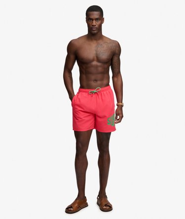 Printed Logo 16-Inch Swim Shorts Image 5