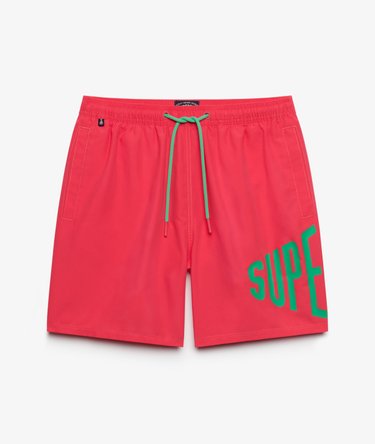 Printed Logo 16-Inch Swim Shorts Image 9