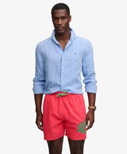 Printed Logo 16-Inch Swim Shorts