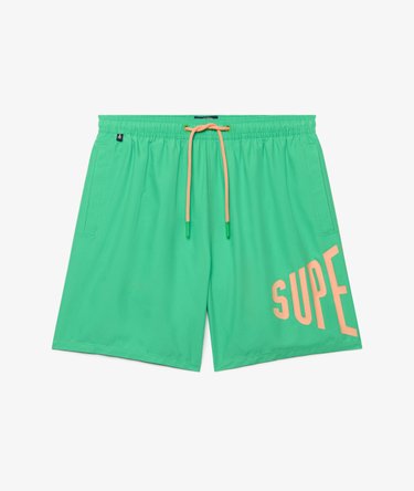 Printed Logo 16-Inch Swim Shorts Image 9