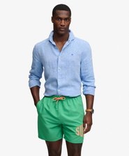 Printed Logo 16-Inch Swim Shorts