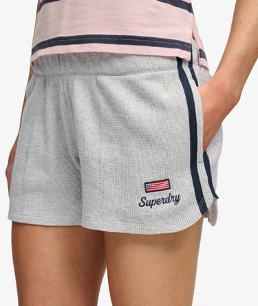 Athletic Essentials retroshort met wafeltextuur Image 2