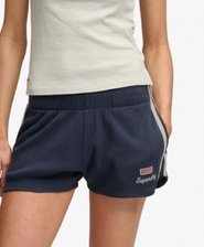 Athletic Essentials retroshort met wafeltextuur