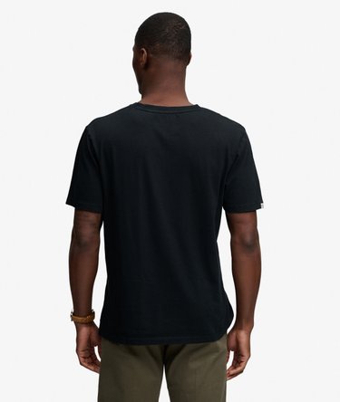 Classic Cotton Linen V-Neckline T-Shirt Image 5