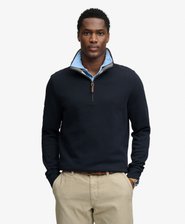Essential Pique Halvzip