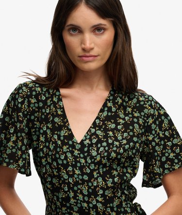 Mini Swing Wrap Dress Image 4