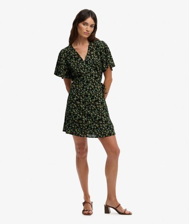 Mini Swing Wrap Dress Image 2