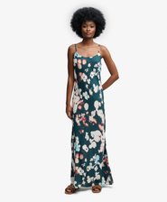 Printed Maxi Slip Dress
