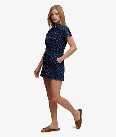 Belted Utility Playsuit Image 5