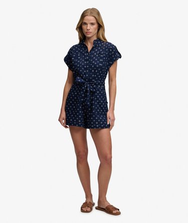 Belted Utility Playsuit Image 3