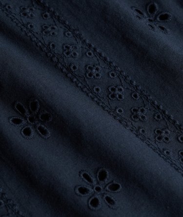 Cotton Broderie Beach Shorts Image 6