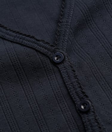 Athletic Essential Pointelle Cardigan Image 6