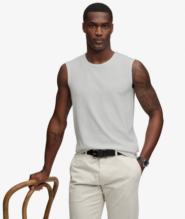 Classic Cotton Linen Tank Top Image 2
