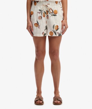 Cotton Printed Beach Shorts Image 3