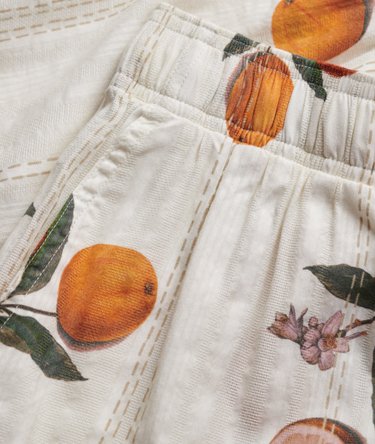 Cotton Printed Beach Shorts Image 7