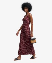 Printed Sweetheart Maxi Dress