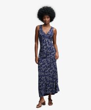 Printed Sweetheart Maxi Dress