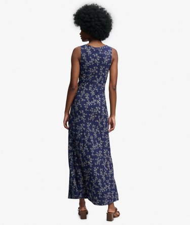 Printed Sweetheart Maxi Dress Image 5