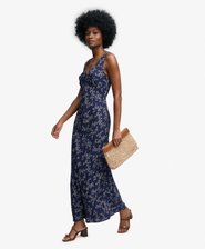 Printed Sweetheart Maxi Dress