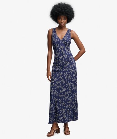 Printed Sweetheart Maxi Dress Image 2
