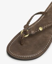 Geflochtene Flip-Flops aus Kunstleder