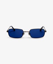 Lunettes de soleil rectangulaires en m&eacute;tal