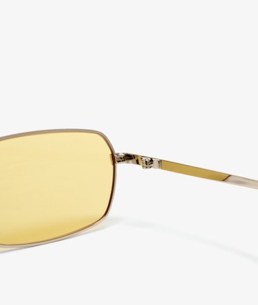 Metal Rectangle Sunglasses Image 5