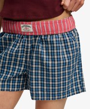 Shorts Mini Check Vestibilit&agrave; Comoda
