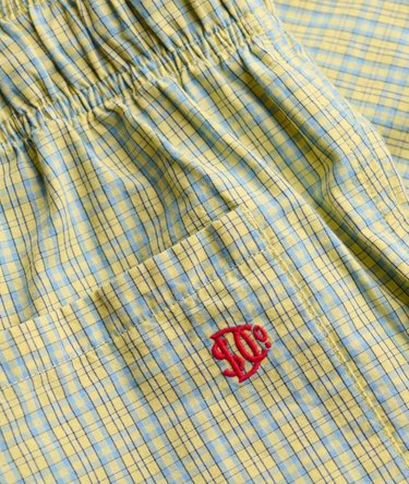 Mini Check Cotton Shorts Image 7