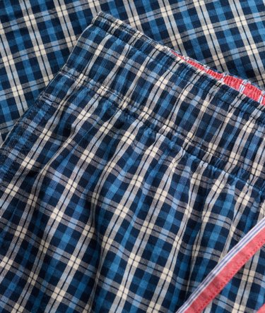 Mini Check Cotton Trousers Image 7