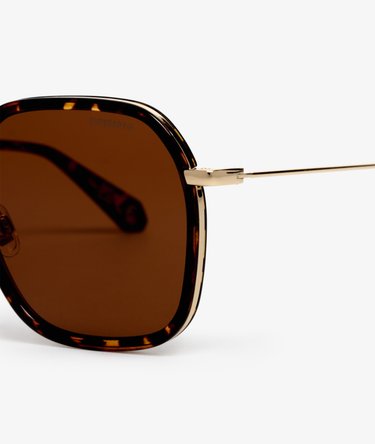 Framed Metal Square Sunglasses Image 4