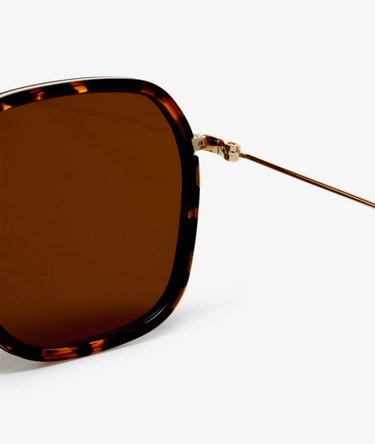 Framed Metal Square Sunglasses Image 5