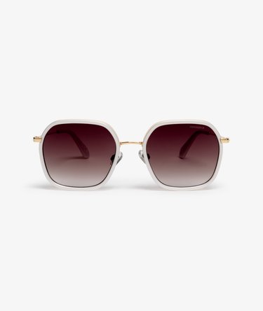 Framed Metal Square Sunglasses Image 3