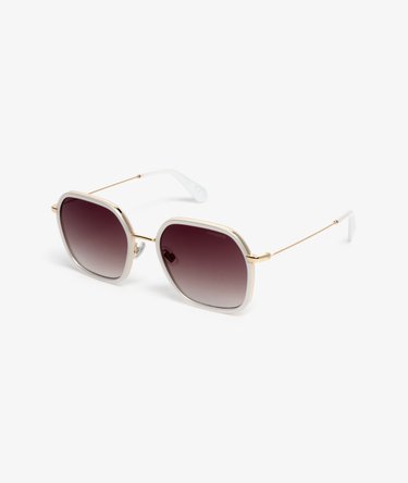 Framed Metal Square Sunglasses Image 1