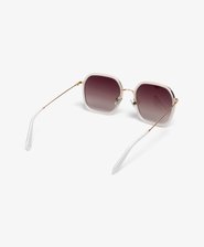 Framed Metal Square Sunglasses