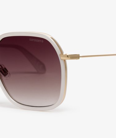 Framed Metal Square Sunglasses Image 4