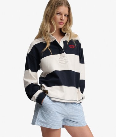 Cotton Elastic Check Shorts Image 1