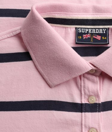 Athletic Essentials Gestreiftes Jersey-Poloshirt Image 6