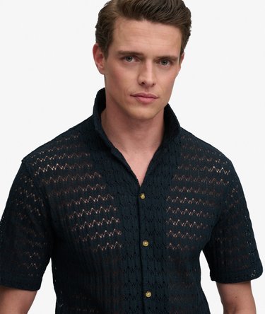 Knitted Texture Shirt Image 4