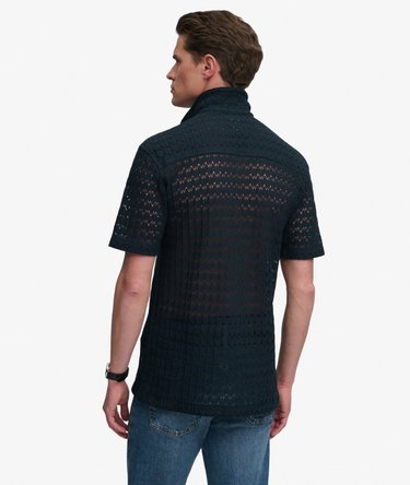 Knitted Texture Shirt Image 5