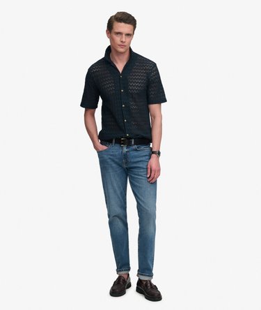 Knitted Texture Shirt Image 3