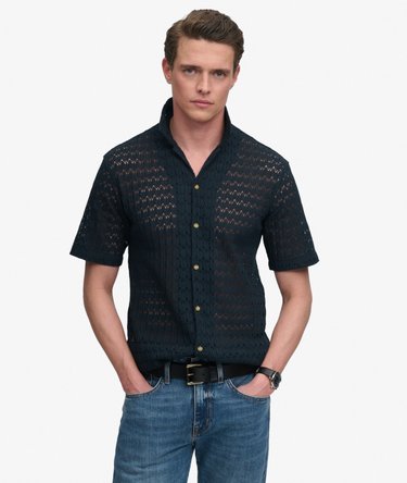 Knitted Texture Shirt Image 1