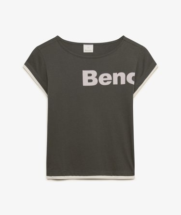 Bench Figurbetontes T-Shirt mit Kurzarm-Layer Image 6