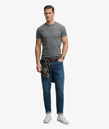 T-shirt Logo Superpos&eacute; Essential Brod&eacute; Image 3